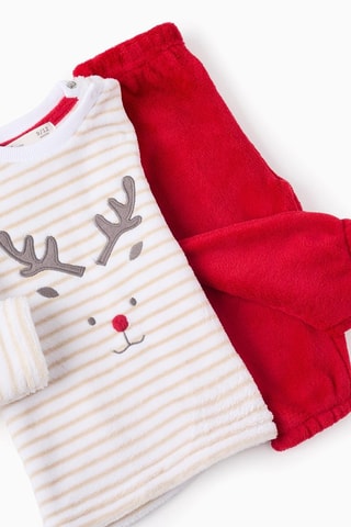 Pyjama - Wit en rood