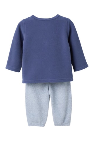 Fleece Pyjama- Donkerblauw