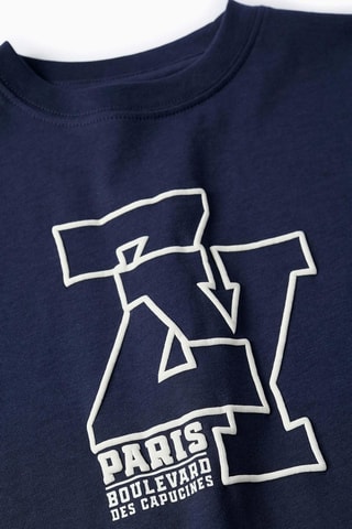 T-shirt - Marineblauw