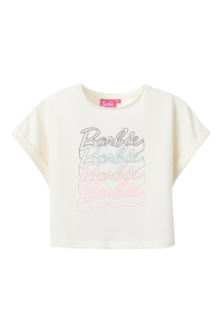 T-shirt Barbie - Wit