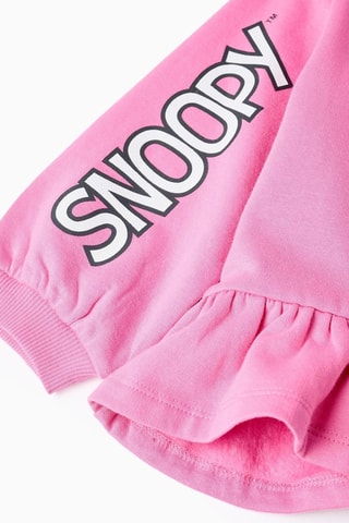 Fleece Sweater Snoopy Snoopy The Peanuts - Roze