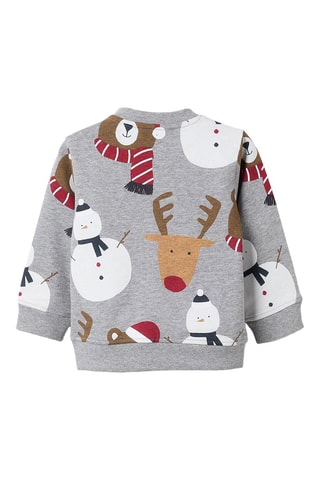 Sweater - Gemêleerd Grijs