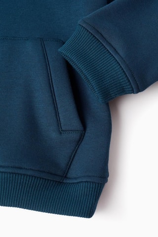 Sweater met Capuchon - Donkerblauw