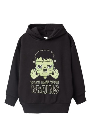 Sweater met Capuchon - Zwart