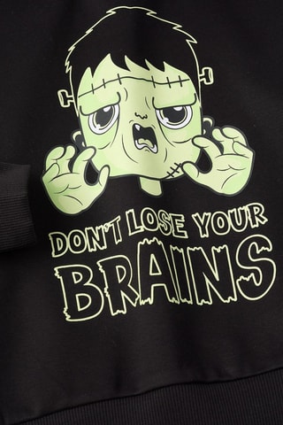 Sweater met Capuchon - Zwart