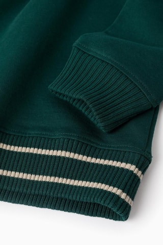 Fleece Sweater - Donkergroen