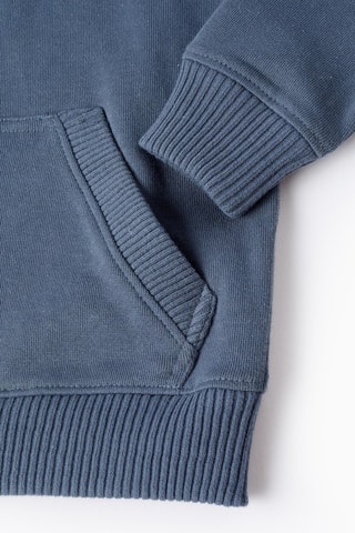 Fleece Sweater met Capuchon - Donkerblauw