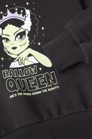 Sweater met Capuchon - Zwart