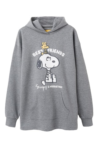 Fleece Sweater Snoopy en Woodstock The Peanuts - Roze