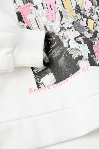 Fleece Sweater - Wit