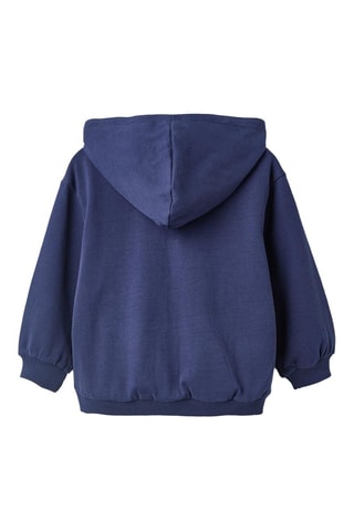 Sweater met Capuchon Stitch Lilo en Stitch Disney - Marineblauw 