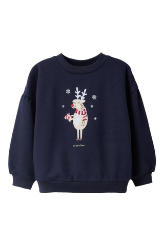 Fleece sweater - Donkerblauw