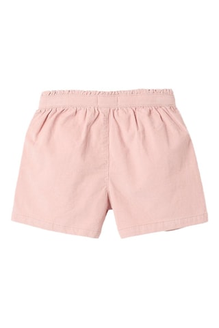 Short van velours - Poederroze