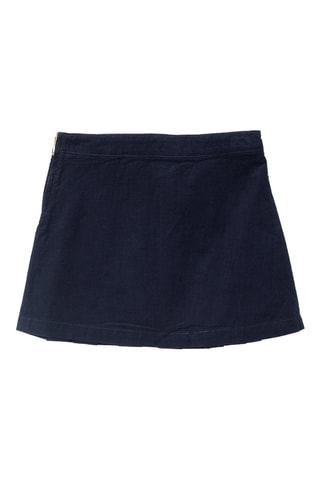 Velours Rok - Marineblauw