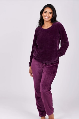 Pantalon droit en velours Avoriaz - Bordeaux