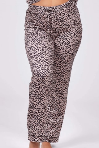 Pantalon de pyjama Plazza - Rose et noir