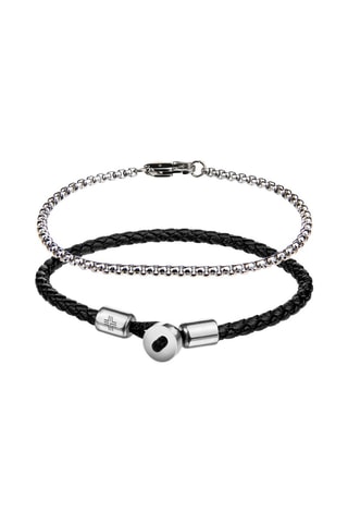 2 Armbanden Leer
