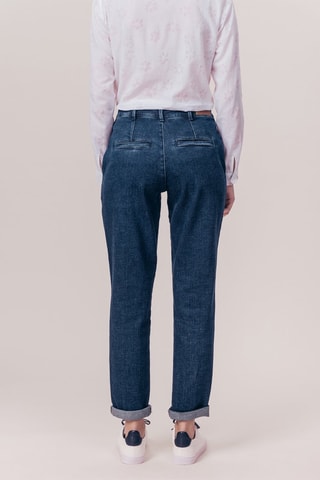 Rechte Jeans Passiflore Donkerblauw