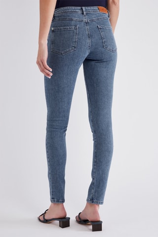 Jean 7/8 Pivoine - Bleu