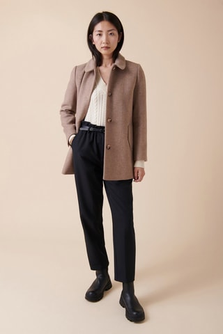 Wollen Jas Lozane - Taupe