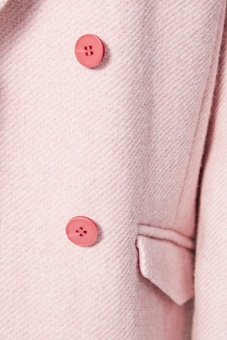 Wollen Jas Lousiane Roze
