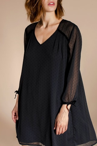 Trapeziumjurk Roukine Zwart