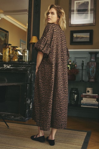 Blouse-jurk Rilane - Bruin