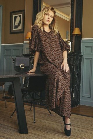 Blouse-jurk Rilane - Bruin