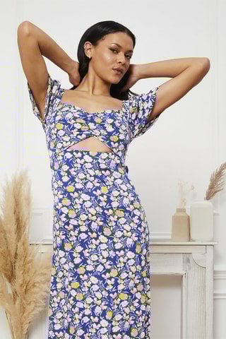 Robe longue Ricaela - Mauve