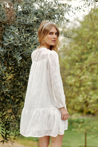 Robe patineuse Roberta - Blanc