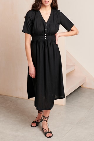 Robe longue - 
Noir