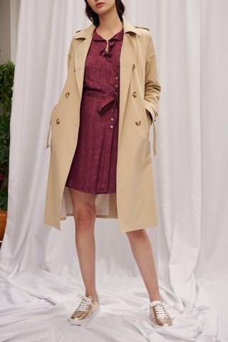 Robe portefeuille - 
Prune