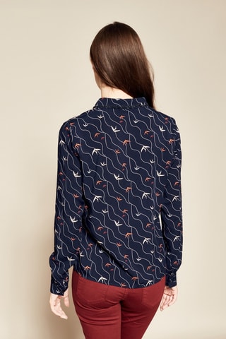 Blouse Charlot - Marineblauw