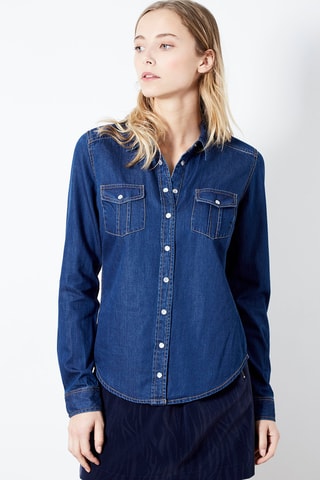 Spijkerblouse  Blauw