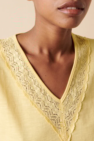 T-shirt - 
Jaune