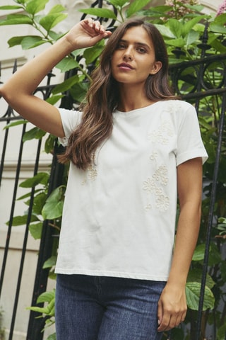 T-shirt Arlette - Wit