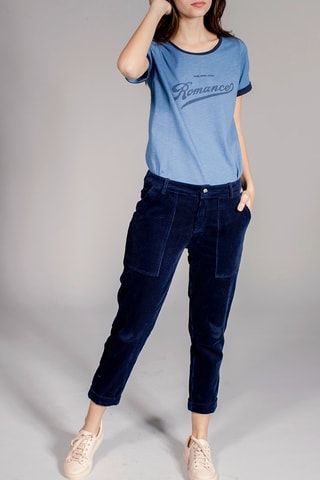 T-shirt Ambiance Lichtblauw