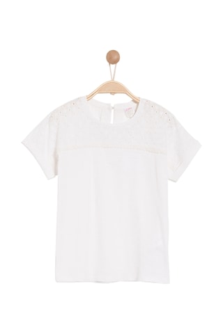 T-shirt Abbey - Wit