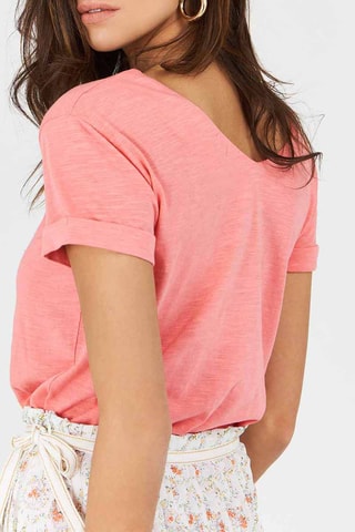 T-shirt Africa - Gemêleerd Roze