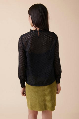 Blusa de renda Tatras - Preto