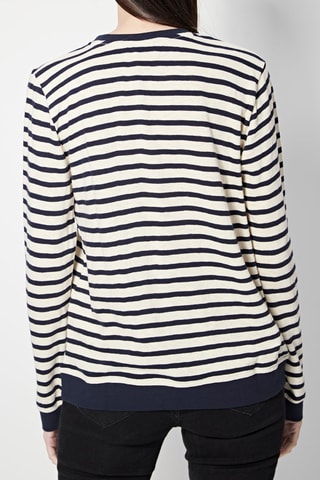 Sweat Beige et bleu nuit