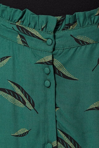 Midirok Hoge Taille Jacarta Donkergroen