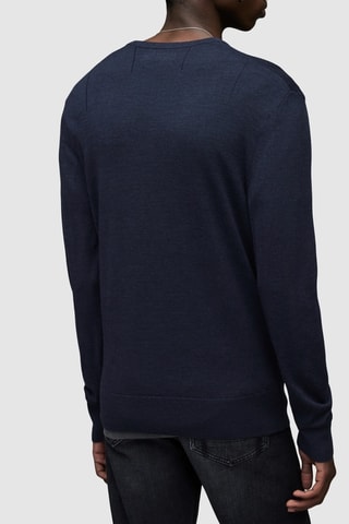 Camisola de lã - Azul-marinho
