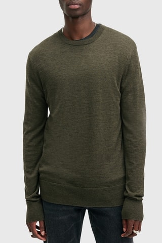 Camisola slim em lã Dax - Verde