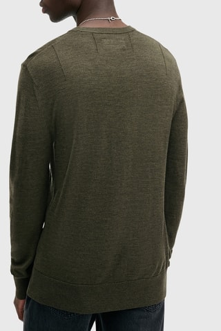 Camisola slim em lã Dax - Verde