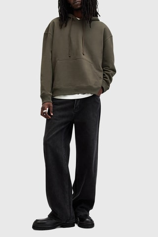 Sweat oversize em algodão biológico - Caqui