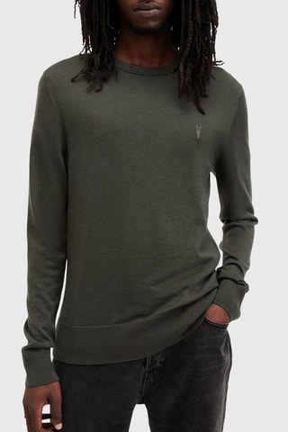 Camisola slim em lã - Verde