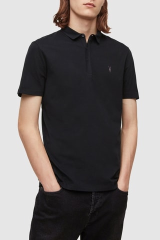 Polo en coton biologique - Noir