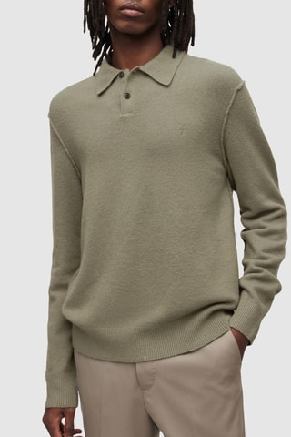 Polo en laine - Kaki