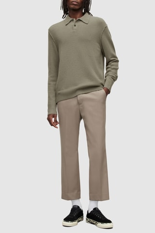 Polo en laine - Kaki